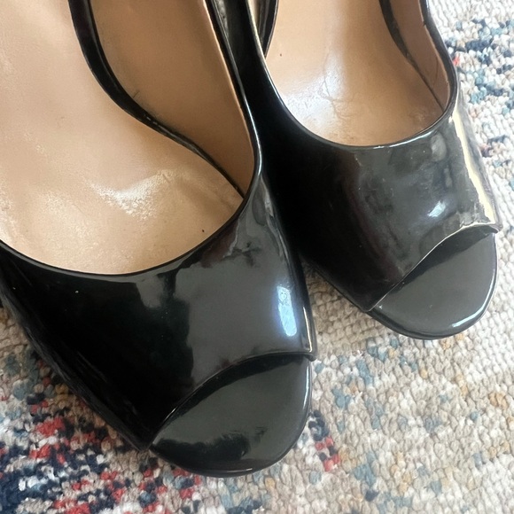 Kelly & Katie Black Patent Leather Heels - Picture 8 of 9